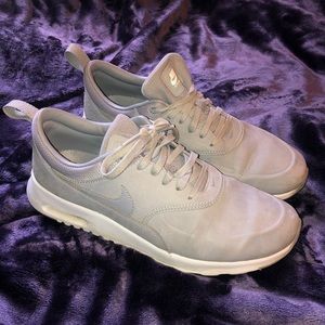Gray Leather Nike Air Max Thea